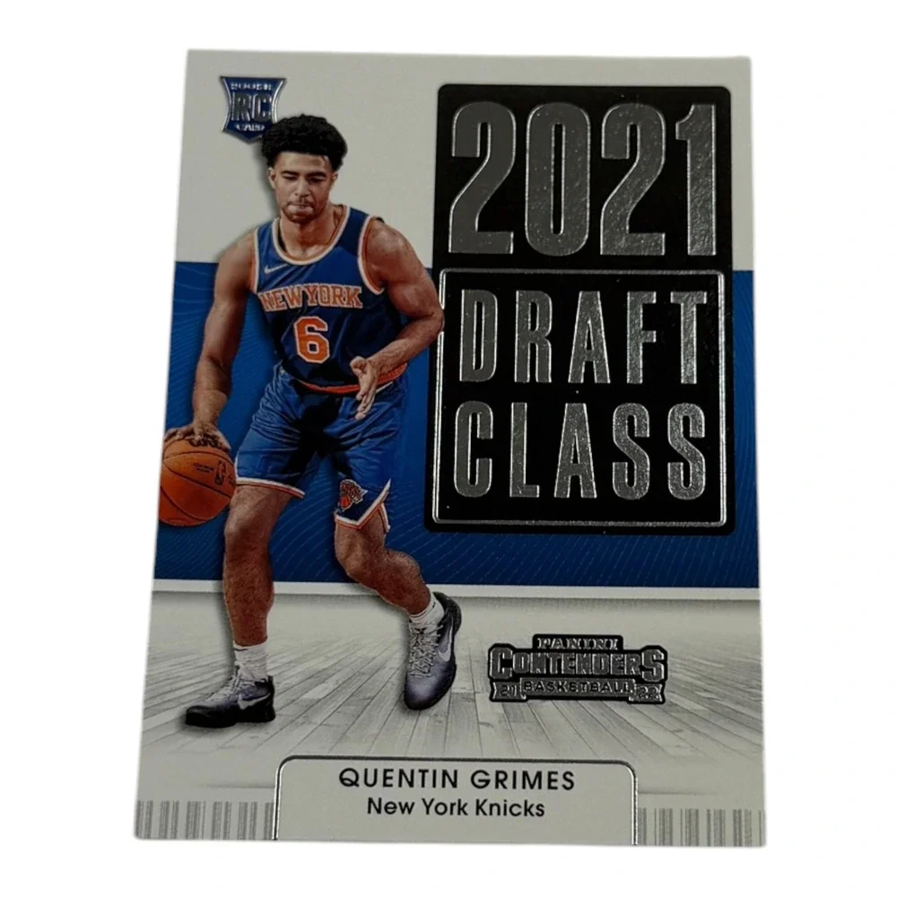 2021-22 Panini Contenders Quentin Grimes RC New York Knicks 2021 Draft Class #25